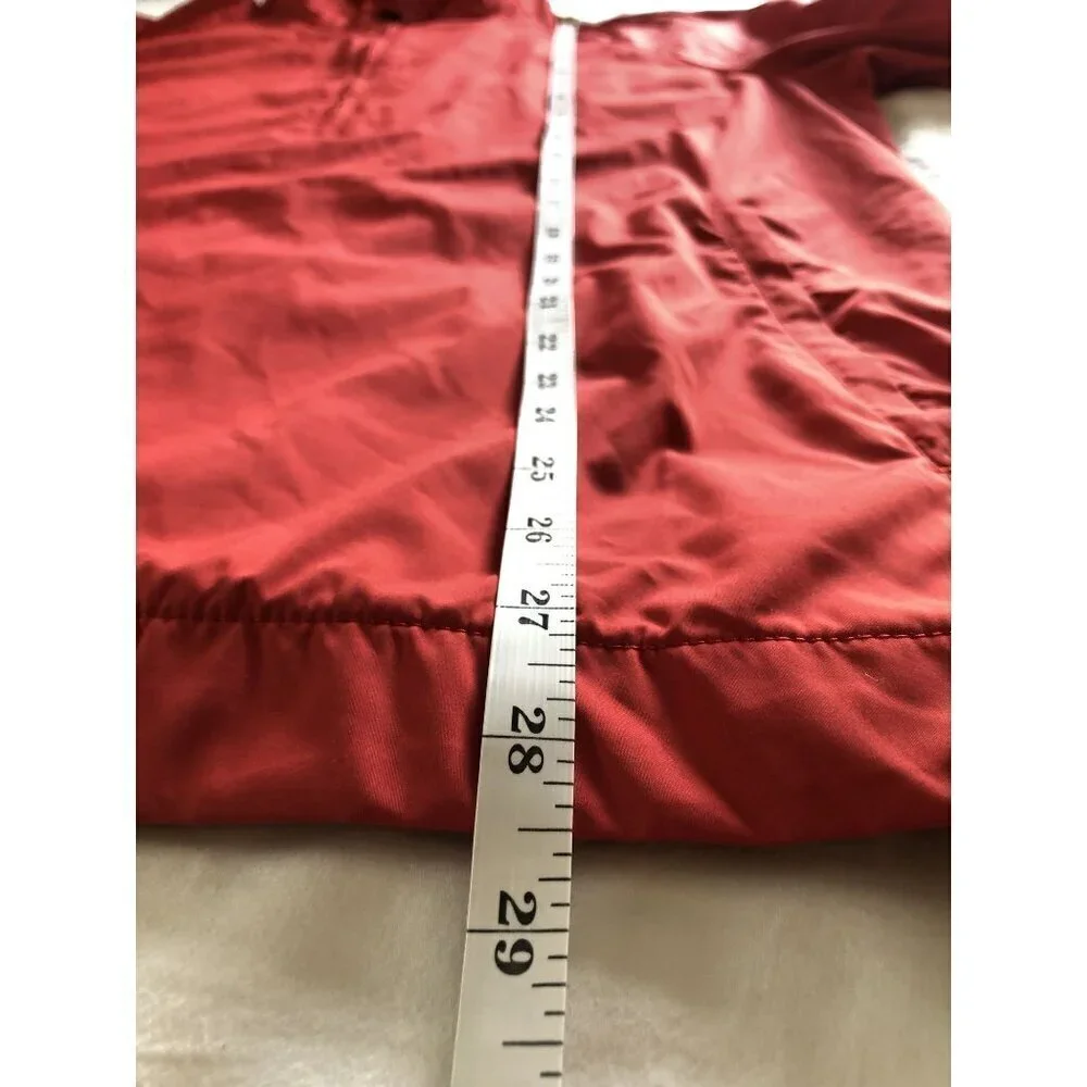 Adidas Golf Men's ClimaProof Windbreaker Pullover Jacket M Red Outdoor Sports